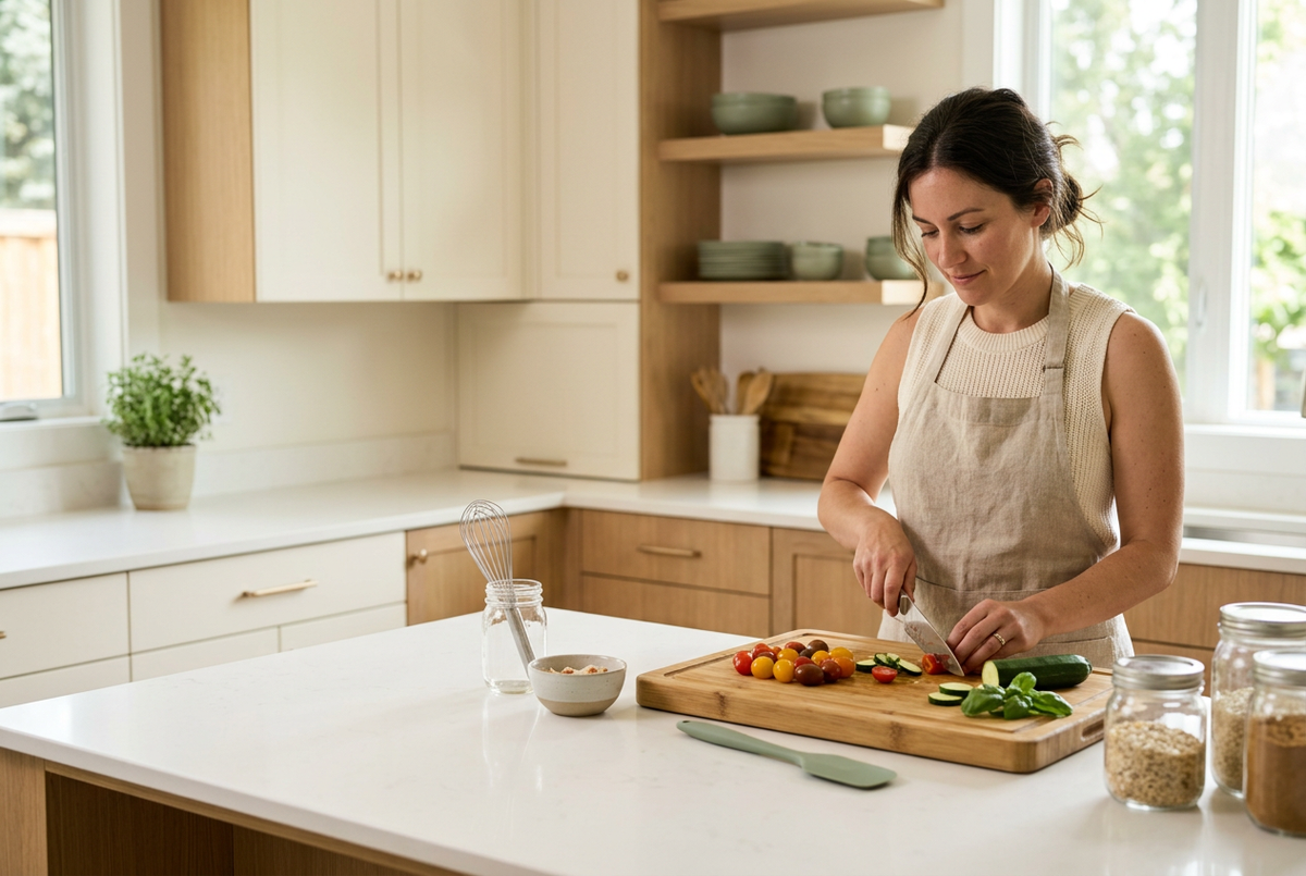 Kitchen-e kaj korar lifestyle banner